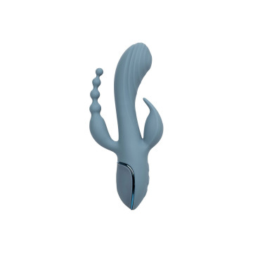 Calexotics - Vibrateur Triple Ecstasy Gris | Vybes.it