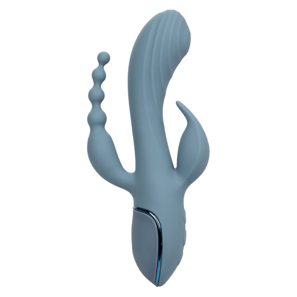 CALEXOTICS - VIBRATORE TRIPLE ECSTASY GRIGIO