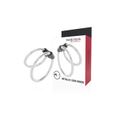 DARKNESS - ANNEAU PÉNIS DOUBLE EN MÉTAL - DARKNESS SENSATIONS - Cockr…