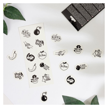 SECRET PLAY - SET DE 10 TATTOOS TEMPORALES SPICY COLLECTION