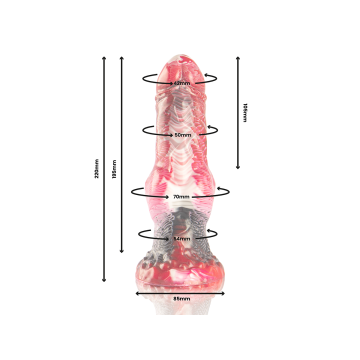 Epic - Helios Dildo Con Testículos Calor Y Éxtasis | Vybes.it