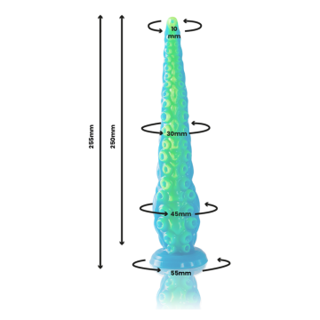 EPIC - SCYLLA DILDO THIN TENTACLE FLUORESCENT SMALL SIZE