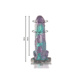 Epic - Basilisk Dildo Doppelt Schuppig Vergnügen, Grosse Grösse |