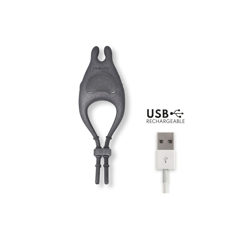 Oninder - Anneau Vibrateur Réglable Rechargeable Pampa Avec
