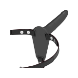 Fetish Submissive Harness - Silicona Negro 15 Cm | Vybes.it