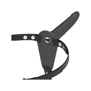 Fetish Submissive Harness - Vibrador Silicona Negro 15 Cm | Vybes.it