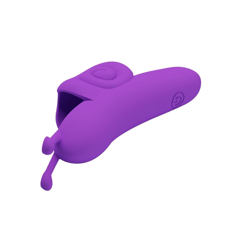 Pretty Love - Snail Poderoso Estimulador De Dedo Morado | Vybes.it