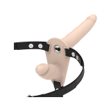 Fetish Submissive Harness - Doble Penetración Vibrador Flesh Up |
