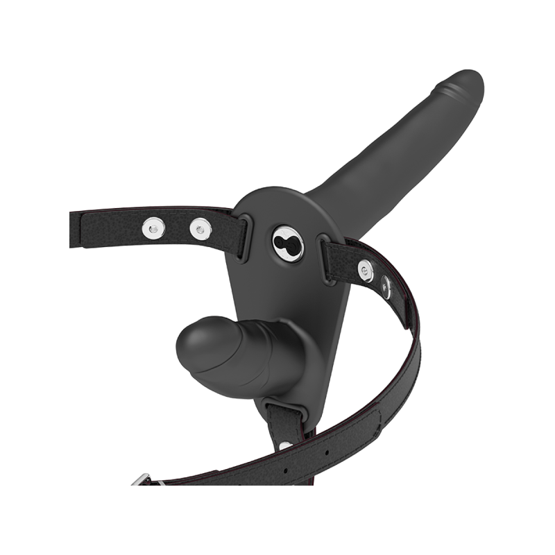 Fetish Submissive Harness - Vibrateur Noir Double Pénétration |