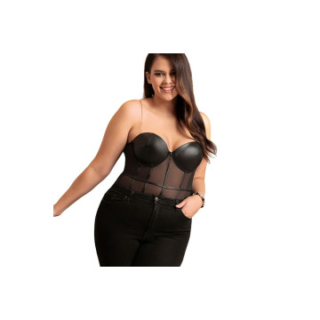 Subblime - Body Noir Bretelles Chaîne L/Xl | Vybes.it