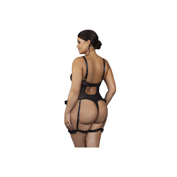 Subblime - Teddy Con Liga Detalle Encajes Y Tiras Negro L/Xl |