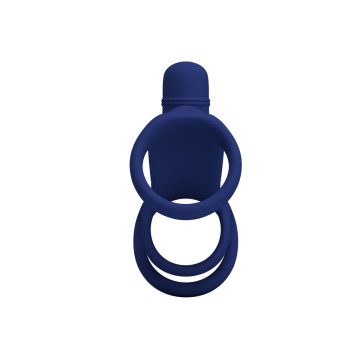 Pretty Love - Elish Anillo Vibrador Con Extensión Azul | Vybes.it