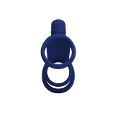 Pretty Love - Elish Anillo Vibrador Con Extensión Azul | Vybes.it