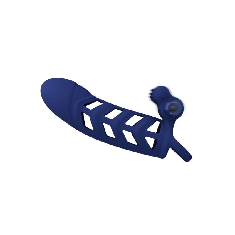 Pretty Love - Altaf Anillo Vibrador Con Funda De Silicona Azul |