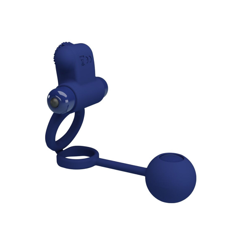 Pretty Love - Remington Doble Anillo Vibrador Con Plug Azul |