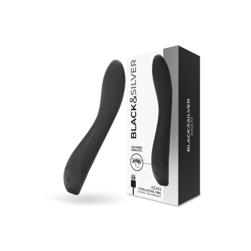 Black&Silver - Kean Vibrator Touch - Steuerung | Vybes.it