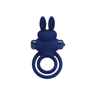 Pretty Love - Darey Doble Anillo Vibrador Rabbit Azul | Vybes.it
