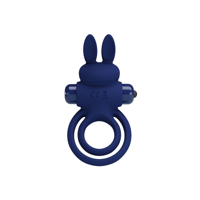 Pretty Love - Darey Doble Anillo Vibrador Rabbit Azul | Vybes.it