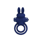 Pretty Love - Darey Doble Anillo Vibrador Rabbit Azul | Vybes.it