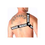 MACHO - ARNÉS ROMANO BLANCO L/XL