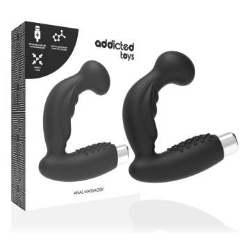 ADDICTED TOYS - VIBRATEUR PROSTATIQUE RECHARGEABLE MODÈLE 3 - NOIR