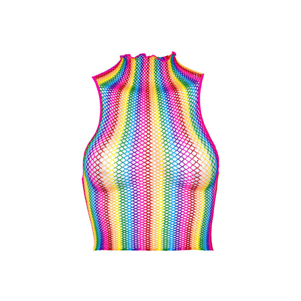 LEG AVENUE - TOP DE REJILLA MULTICOLOR