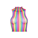 LEG AVENUE - TOP DE REJILLA MULTICOLOR
