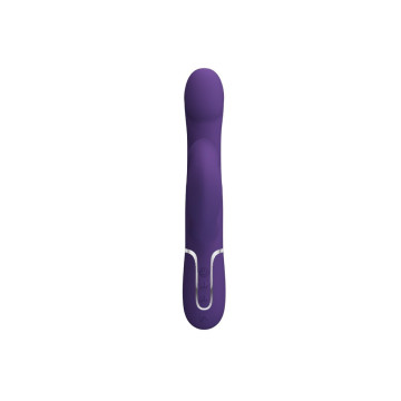 Pretty Love - Zalin Vibrador Rabbit Perlas 4 En 1 Morado | Vybes.it