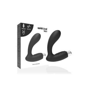 Addicted Toys - Vibrador Prostático Recargable Model 5 - Negro |