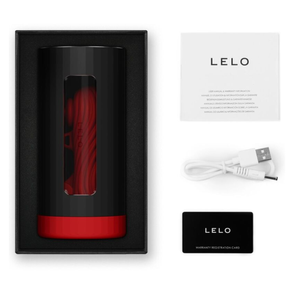 LELO - MASTURBATEUR MÂLE F1S V3 ROUGE XL