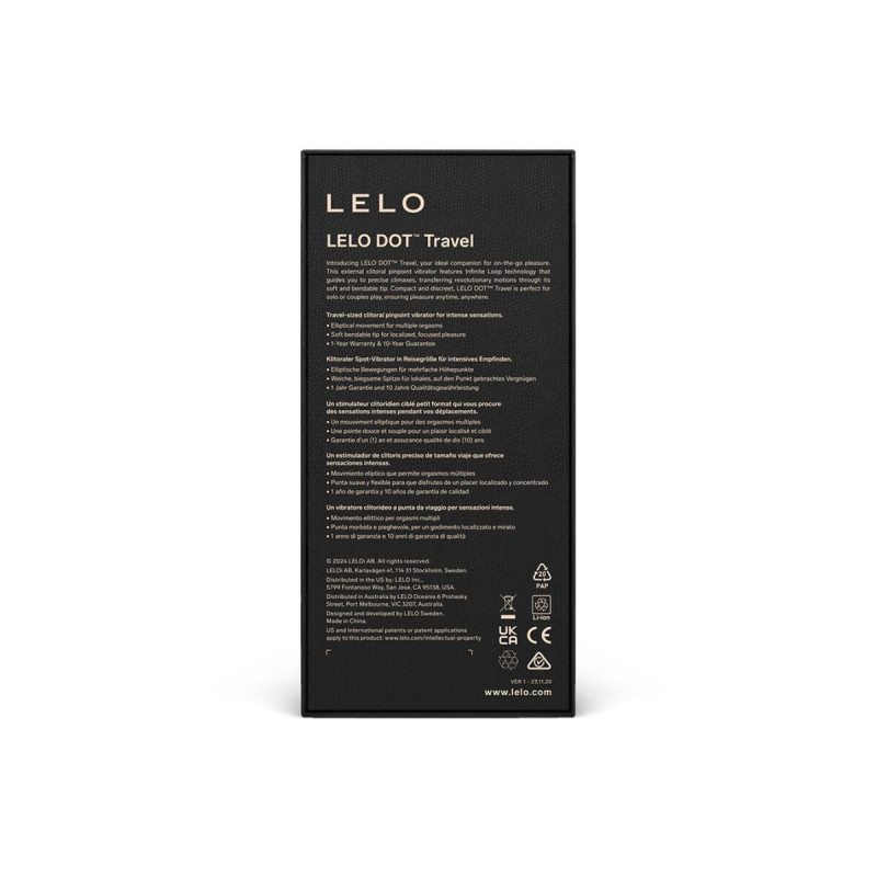 Lelo - Dot Travel Stimulateur De Clitoris Violet | Vybes.it