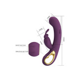 Pretty Love - Liam Vibrador Rabbit & Estimulador Punto G Morado |