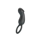 Pretty Love - Trae Anillo Vibrador Con Estimulador Negro | Vybes.it