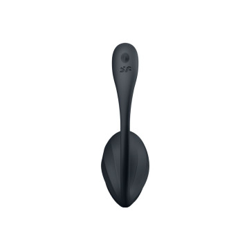 Satisfyer - Ribbed Petal Estimulador Punto G Control Remoto Negro