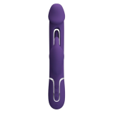 PRETTY LOVE - KAMPAS VIBRADOR RABBIT 3 EN 1 MULTIFUNCIÓN CON LENGUA VIOLETA