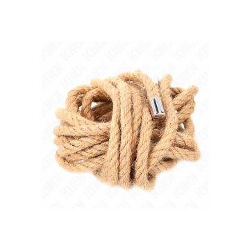 KINK - HEMP ROPE WITH METAL HEAD 5 METER - KINK ROPE ARTS - Ropes