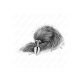 KINK - ANAL PLUG SIZE M 8 X 3.5 CM WITH SYNTHETIC TAIL 40 CM GREY - K…