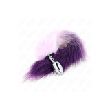 KINK - PLUG ANALE TAGLIA S 7 X 3 CM CON CODA SINTETICA 40 CM VIOLA -…