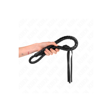 KINK - LANGE PEITSCHE MIT PERLEN 110 CM - KINK IMPACT & TOUCH - BDSM-…