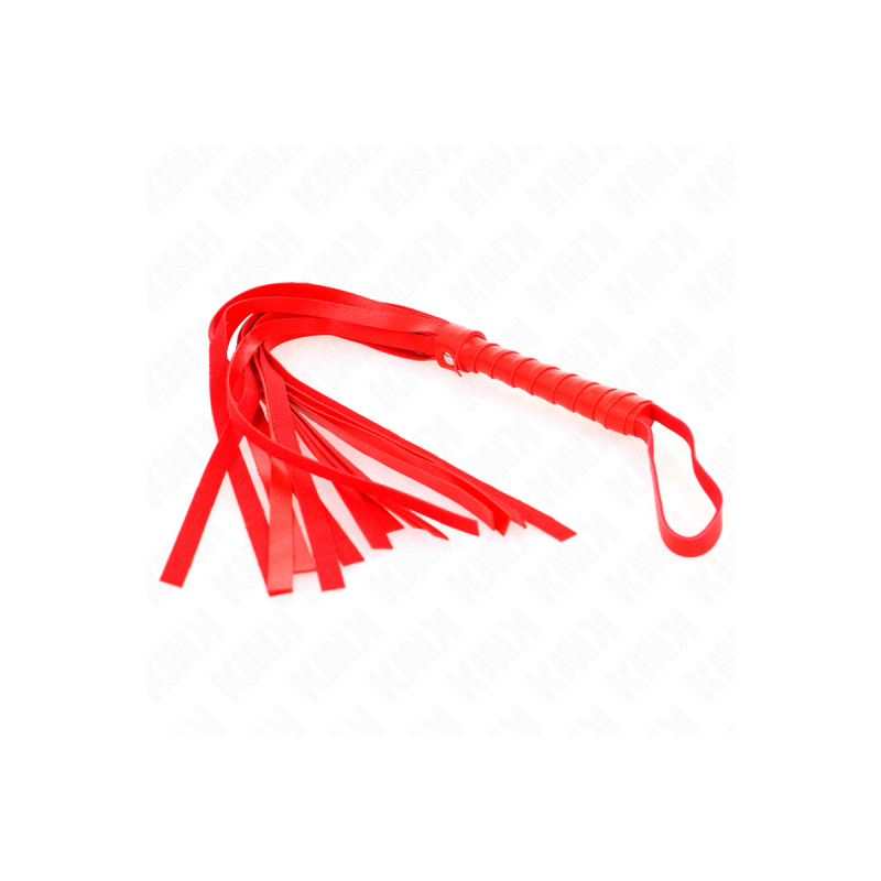 KINK - EINFACHE ROTE PEITSCHE 45 CM - KINK IMPACT & TOUCH - BDSM-Peit…