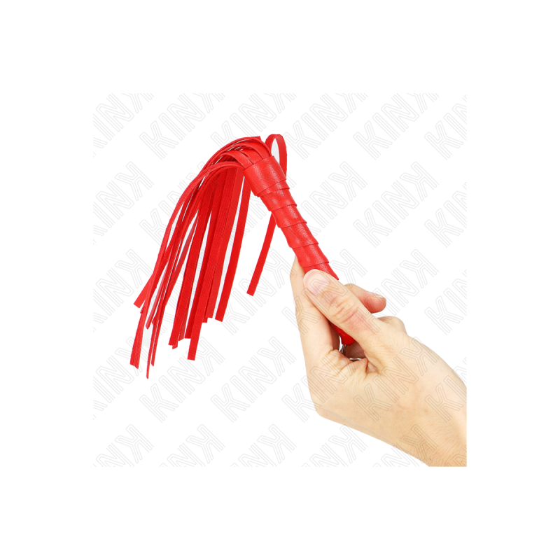 KINK - EINFACHE MINI ROTE PEITSCHE 28 CM - KINK IMPACT & TOUCH - BDSM…