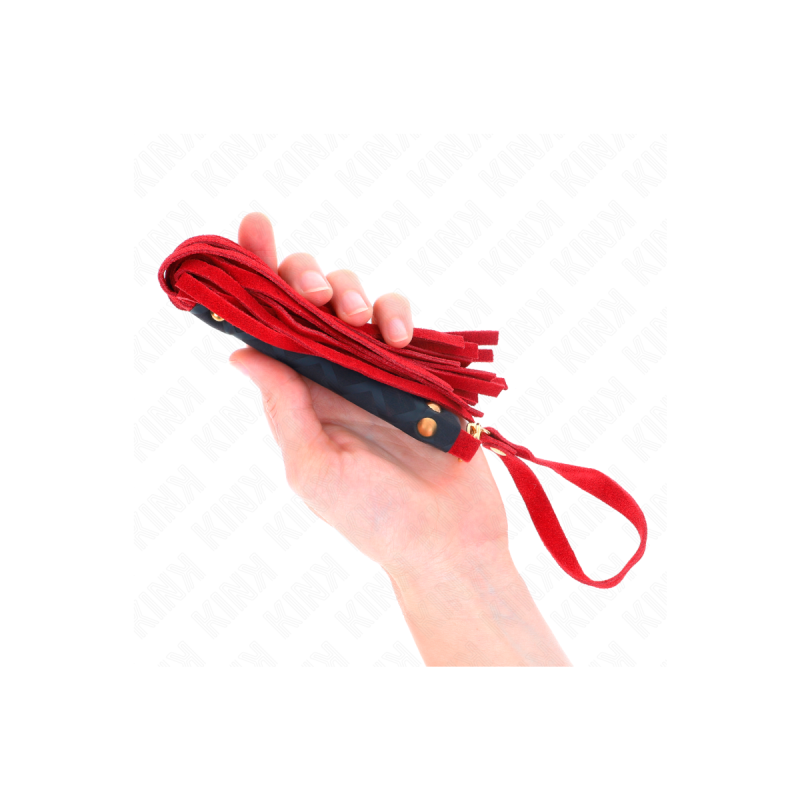 KINK - MINI FRUSTA IN CAMOSCIO ROSSO 30 CM - KINK IMPACT & TOUCH - Fr…