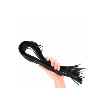KINK - BLACK SOFT PVC WHIP 70 CM - KINK IMPACT & TOUCH - BDSM whips