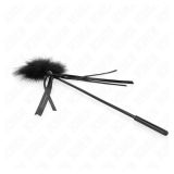 KINK - PLUMES CHACOUILLÉES AVEC NŒUD 35 CM