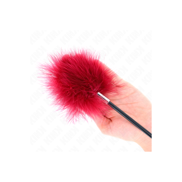 KINK - TICKLE FEATHERS WITH ROSE-SHAPED PADDLE 8 CM - KINK IMPACT & T…