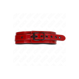 KINK - WEINROTE VERSTELLBARE HALSKETTE 37,5-49,5 CM X 5 CM - KINK COL…
