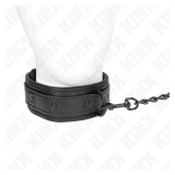 KINK - NEOPREN BONDAGE HALSBAND MODELL 2 MIT GÜRTEL 78 CM VERSTELLBAR 37,5 X 49,5 CM