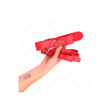 KINK - HALSKETTE MIT GÜRTEL 116 CM ROJO GURT VERSTELLBAR 32-50 CM X 8…