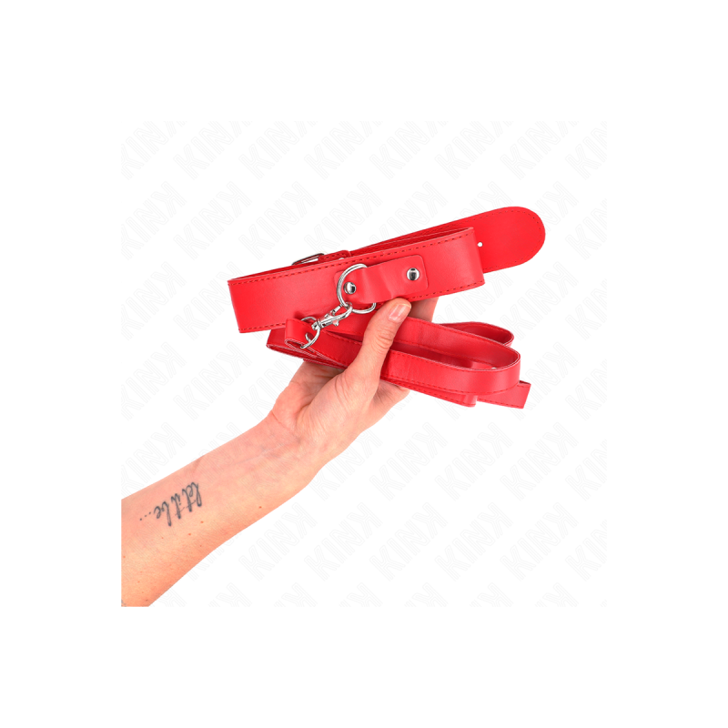 KINK - NECKLACE WITH BELT 116 CM ROJO STRAP ADJUSTABLE 32-50 CM X 8 C…