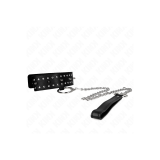 Kink - Necklace With Leash 65 Cm With Silver Studs Model 1